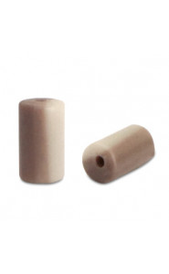 Tube natural stone bead 6x3mm Marble Beige-Grey